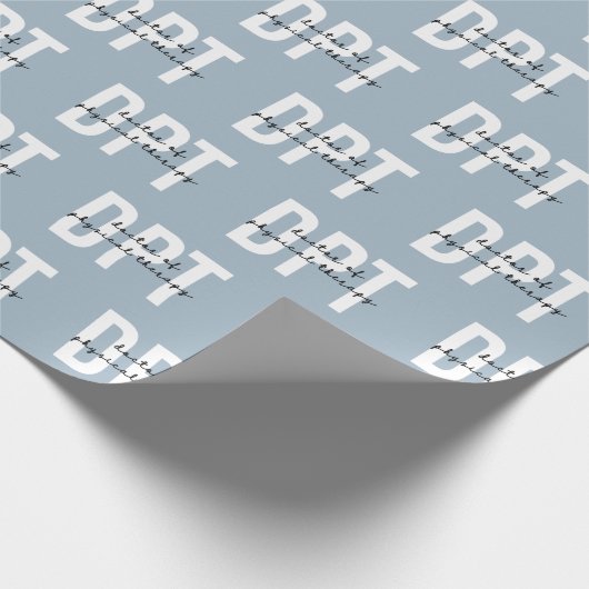 DPT Doctor in de fysieke behandeling Cadeaupapier (Hoek)