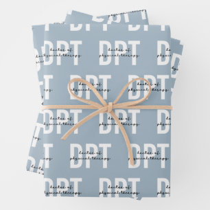DPT Doctor in de fysieke behandeling Inpakpapier Vel