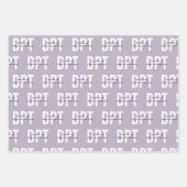 DPT Doctor in de fysieke behandeling Inpakpapier Vel (Voorkant 3)