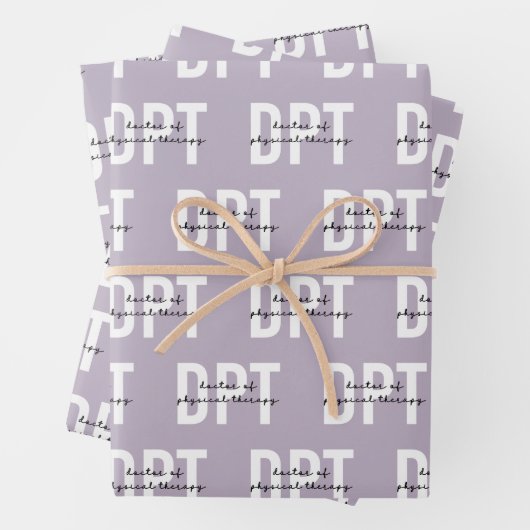 DPT Doctor in de fysieke behandeling Inpakpapier Vel (In situ)