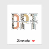 DPT Doctor in de fysieke behandeling Sticker (Vel)