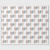 DPT Doctor in de fysieke therapie Fysieke therapie Cadeaupapier (Vlak)