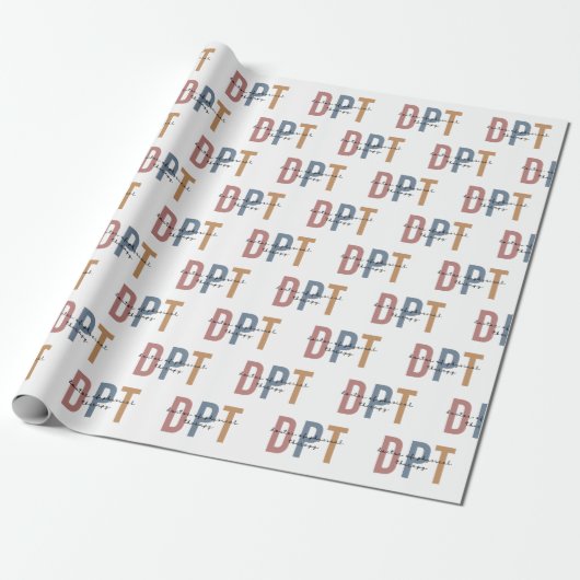 DPT Doctor in de fysieke therapie Fysieke therapie Cadeaupapier (Uitgerold)