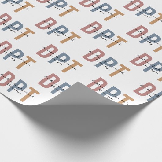 DPT Doctor in de fysieke therapie Fysieke therapie Cadeaupapier (Hoek)