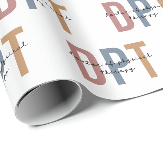 DPT Doctor in de fysieke therapie Fysieke therapie Cadeaupapier (Rol Hoek)