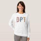 DPT Doctor in de fysieke therapie Fysieke therapie T-shirt (Voorkant volledig)