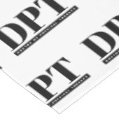 DPT Doctor in de Fysiotherapie Graduation Party Tafelkleed (Gekanteld)