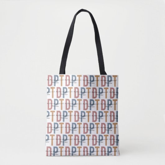 DPT Doctor in Fysiotherapie Fysiotherapeut Tote Bag (Voorkant)