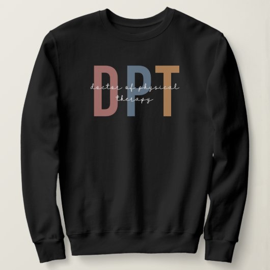 DPT Doctor of Physical Therapy Fysiotherapeut Trui (Design voorkant)