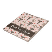 DPT Fysieke behandeling Caduceus Ceramic Tile Triv Tegeltje (Zijkant)