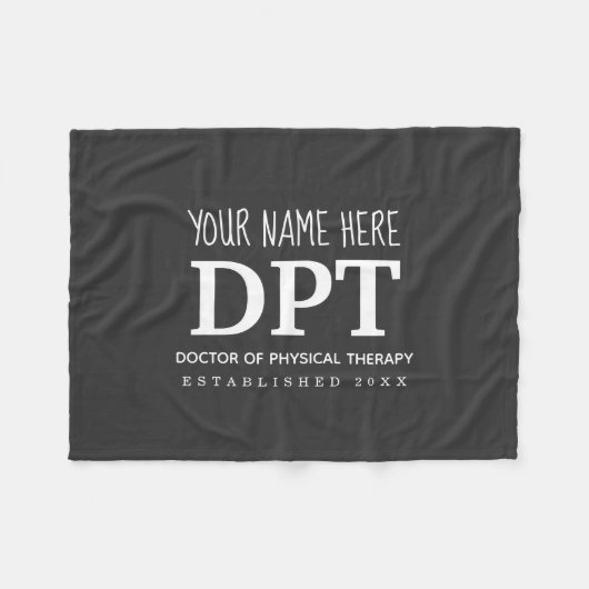  DPT fysieke behandeling Fleece Deken (Voorkant (Horizontaal))