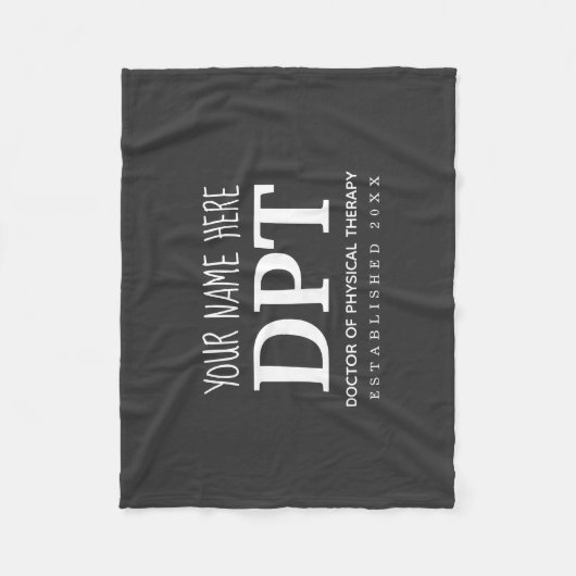 DPT fysieke behandeling Fleece Deken (Voorkant)