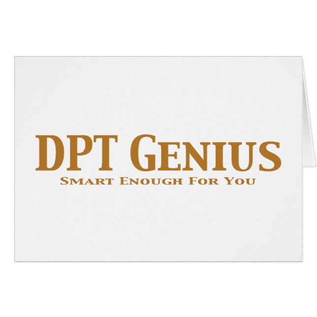 DPT Genius Gifts (Voorkant Horizontaal)