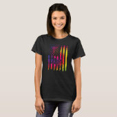 DPT US Flag Doctor of Physical Therapy Afstuderen T-shirt (Voorkant volledig)