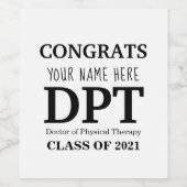 DPT Wijnflesetiketten Wijn Etiket (Enkel label)