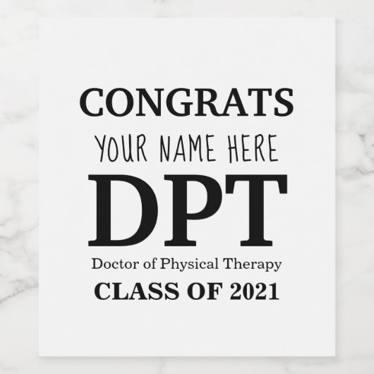 DPT Wijnflesetiketten Wijn Etiket (Enkel label)