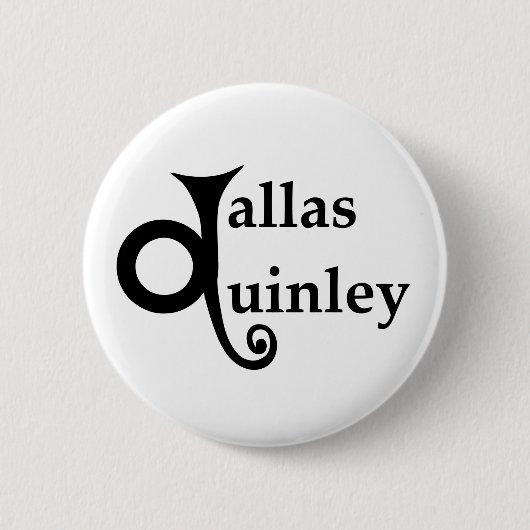 DQ-Button Ronde Button 5,7 Cm (Voorkant)