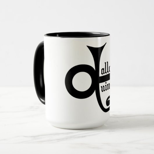 DQ SYMBOL MUG MOK (Voorkant links)