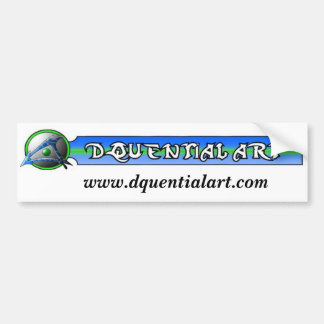 Dquential Art bumper sitcker Bumpersticker
