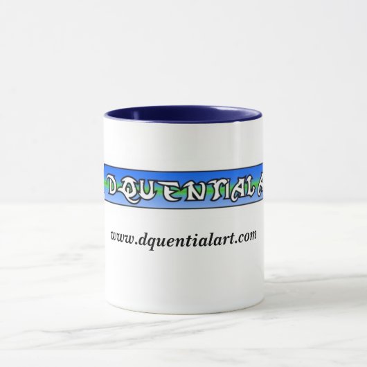 Dquential Art cofee mok (Midden)