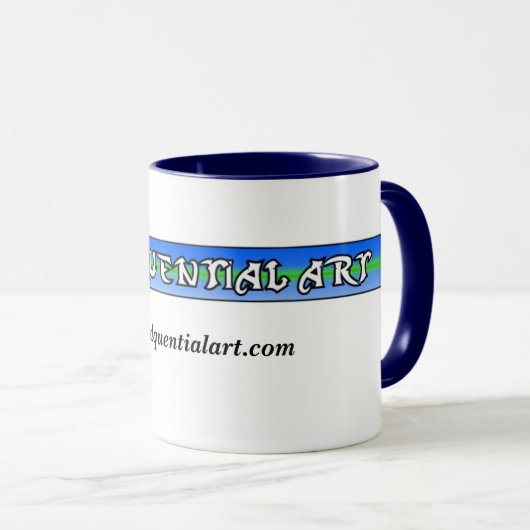 Dquential Art cofee mok (Voorkant rechts)
