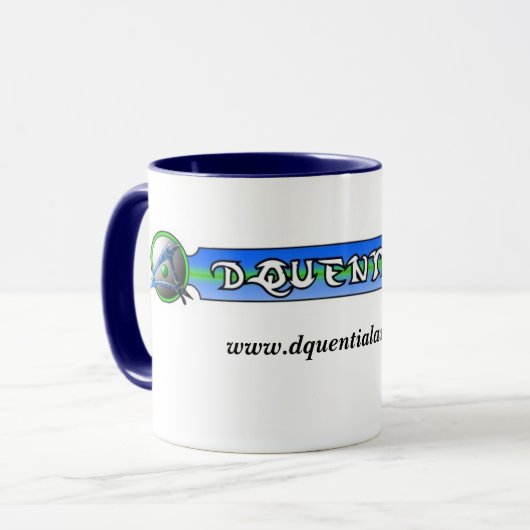 Dquential Art cofee mok (Voorkant links)