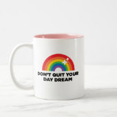 DQYDD Rainbow Pink Coffee Mok (Links)