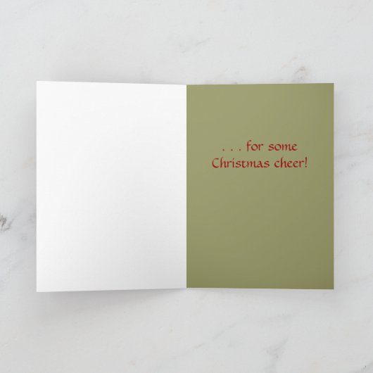 DR078 teckel, Stop bij. . . Feestdagen Kaart (Binnen)