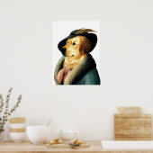 DR.035 Golden Retriever poster (Keuken)