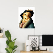 DR.035 Golden Retriever poster (Thuiskantoor)