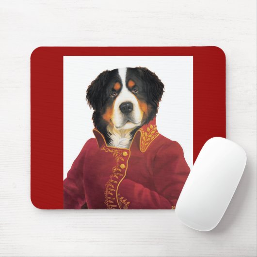 DR.072 Bernese Mountain Dog-muispad Muismat (Met muis)