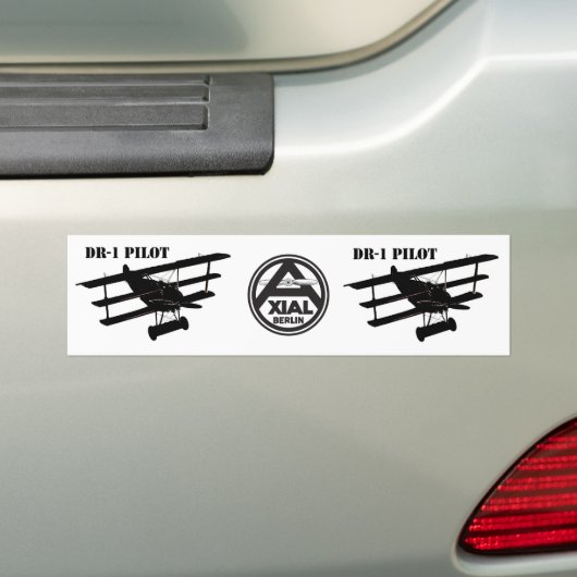 DR-1 Pilot-Bumpersticker Bumpersticker (Op auto)