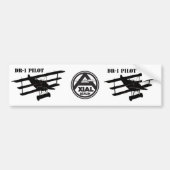 DR-1 Pilot-Bumpersticker Bumpersticker (Voorkant)