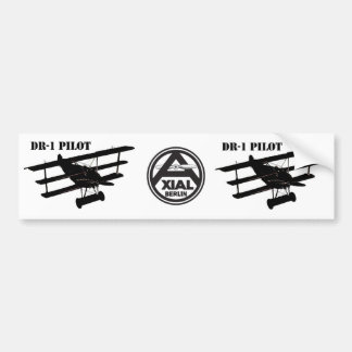 DR-1 Pilot-Bumpersticker Bumpersticker