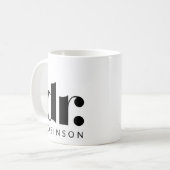 Dr. [Aangepaste naam] Koffiemok (Voorkant links)