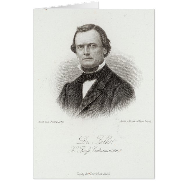 Dr. Adalbert Falk (Voorkant)