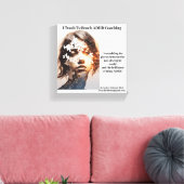 Dr. Anders Osborne Ph.D. ADHD-Poster Canvas Afdruk (Insitu (Woonkamer))