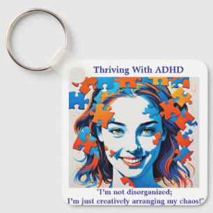 Dr.Anders Osborne Ph.D. - Positieve quote ADHD-Mok Sleutelhanger