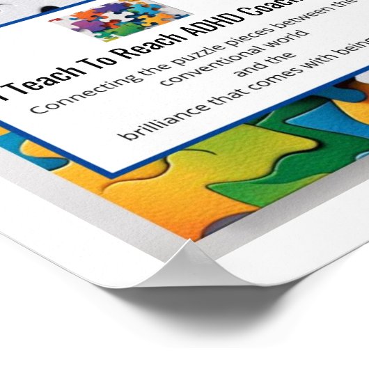 Dr. Anders Osborne PhD ADHD Logo Poster (Hoek)