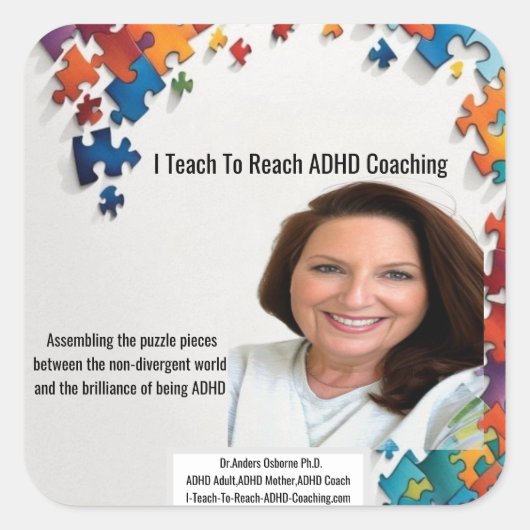 Dr.Anders Osborne PhD, ADHD Sticker (Voorkant)