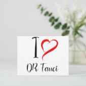 dr anony fauci , dr angelie briefkaart (Staand voorkant)