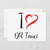 dr anony fauci , dr angelie briefkaart (Voorkant / Achterkant)