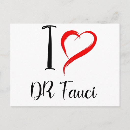 dr anony fauci , dr angelie briefkaart (Voorkant)