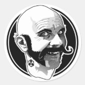 Dr. Awkward Circle Sticker (Voorkant)