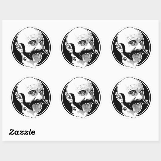 Dr. Awkward Circle Sticker (Vel)