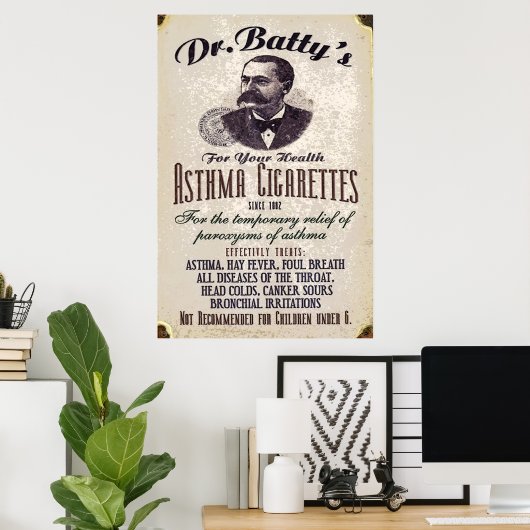 Dr. Batty Poster (Thuiskantoor)