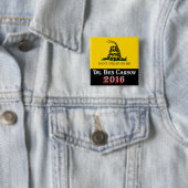 Dr. Ben Carson 2016 - Leer me niet aan Vierkante Button 5,1 Cm (In situ)