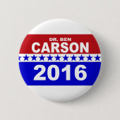 Dr. Ben Carson 2016 Ronde Button 5,7 Cm (Voorkant)