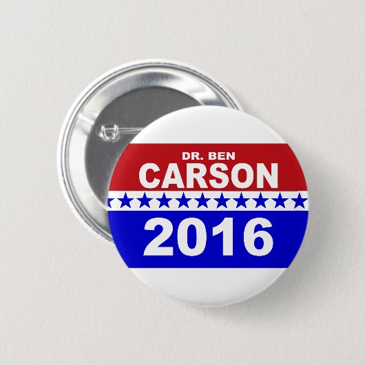 Dr. Ben Carson 2016 Ronde Button 5,7 Cm (Voorkant /achterkant)