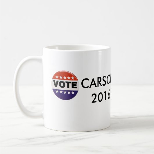 Dr. Ben Carson Mug Koffiemok (Links)